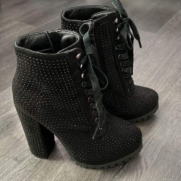 Black sparkly booties - Picture 9 of 10